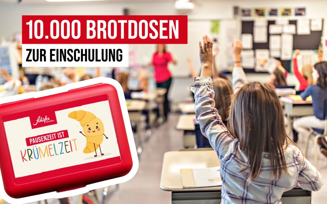 Über 10.000 rote Brotdosen für einen gelungenen Schulstart
