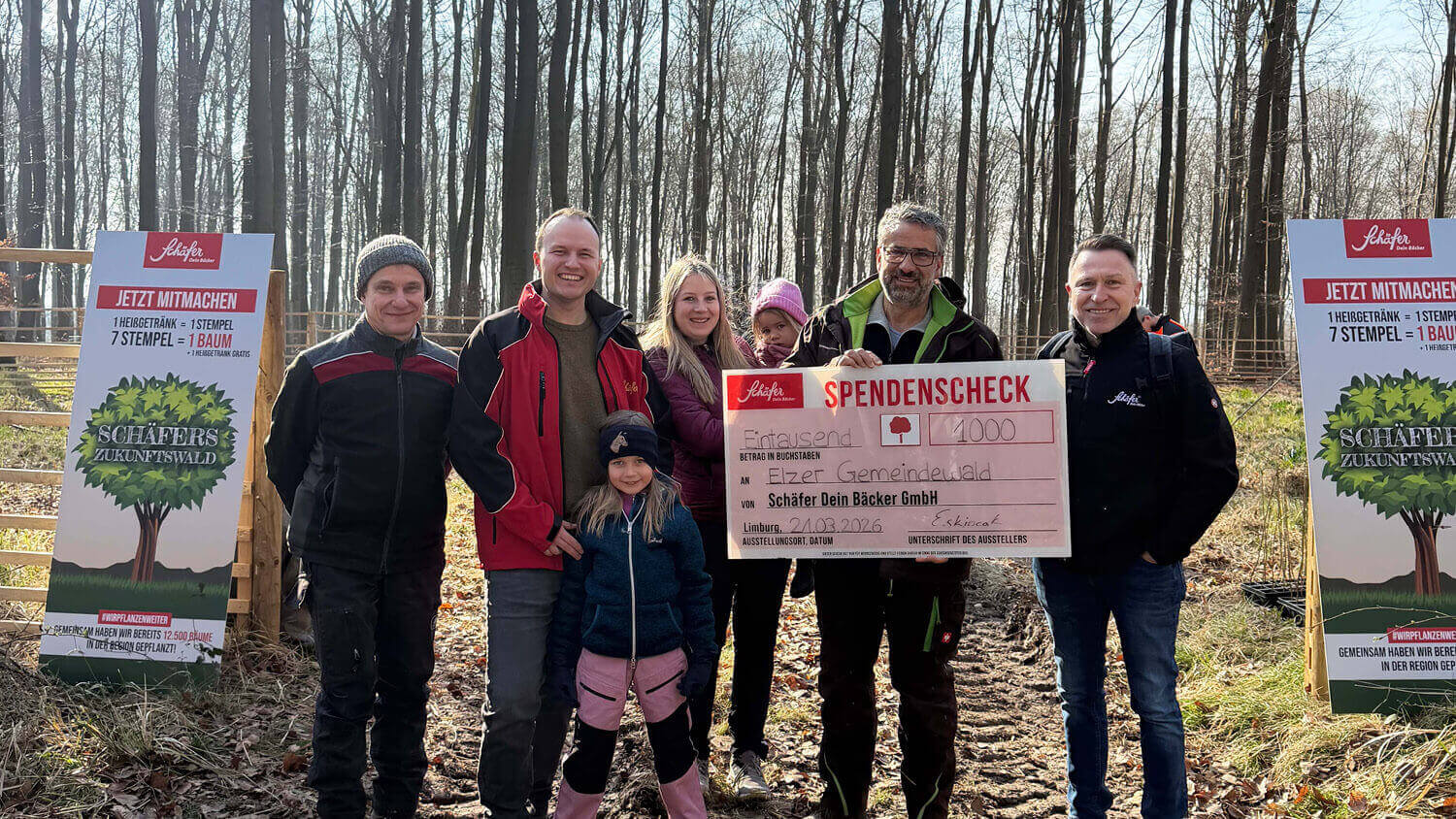 Unsere Baumpflanzaktion im Elzer Gemeindewald